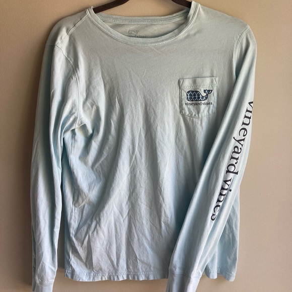 Vineyard Vines Tops - Vineyard Vines light blue long sleeve tee